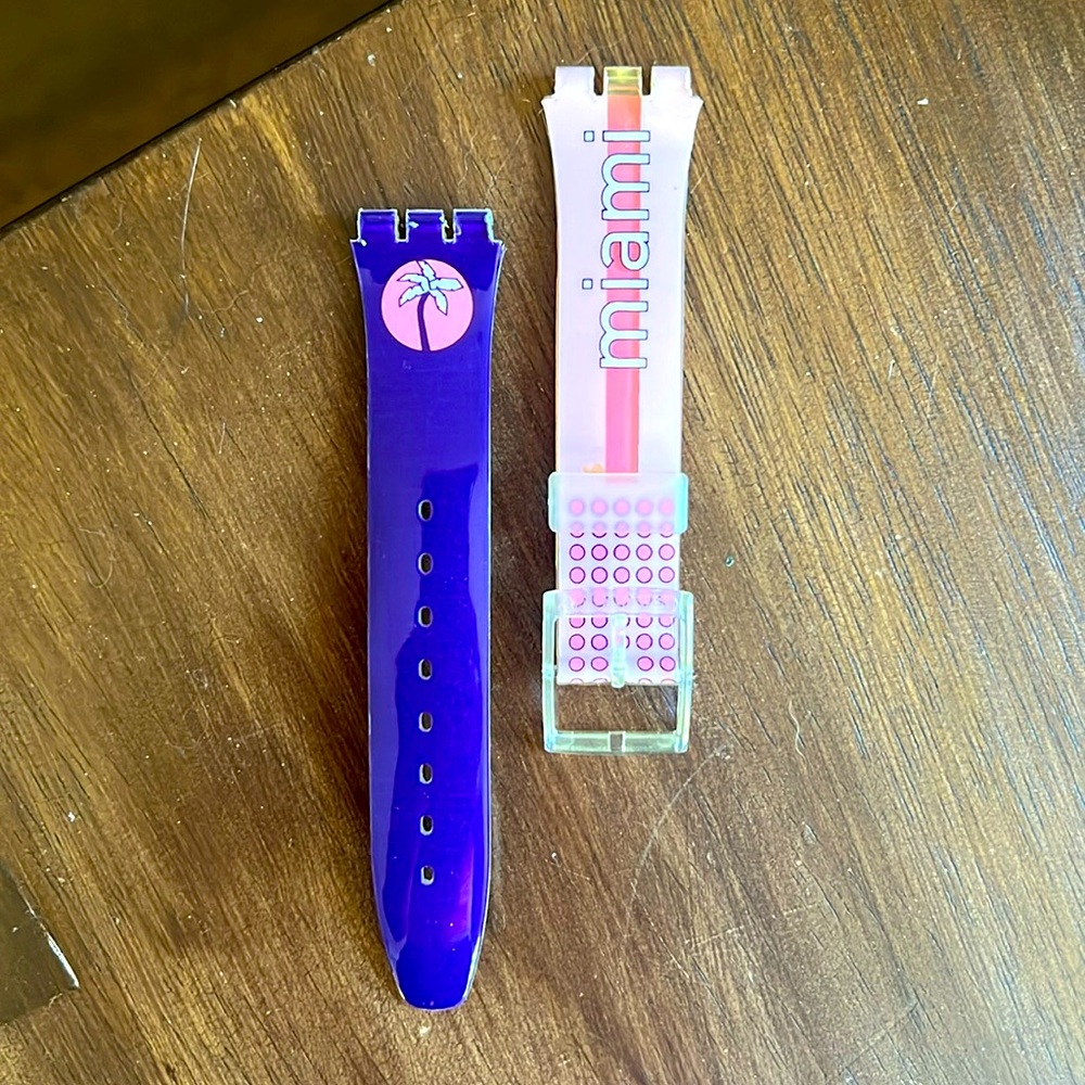 1998 DESTINATION USA - Miami swatch watch band only BRAND NEW